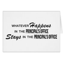 Whatever Happens - Principal's Office Card