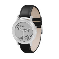 Whatever, I'm late anyways Wrist Watch at Zazzle
