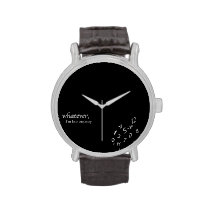 Whatever I'm Late Watch at Zazzle