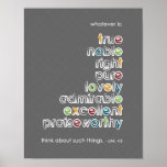 Whatever is: True Noble - Phil 4:8 Print