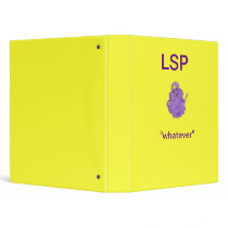 "whatever", LSP 3 Ring Binder