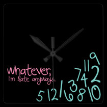 whatever wall clocks