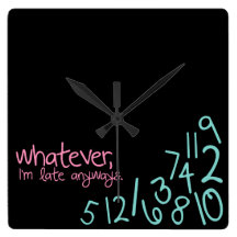whatever square wall clocks