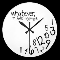 whatever wall clocks