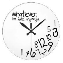 whatever wall clocks