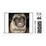 whateverpug, Whatever! Postage Stamp