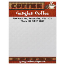 What's a coffee - Without a donut! Customized Letterhead