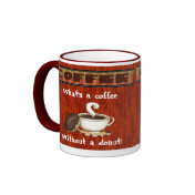 What's a coffee without a donut! coffee mugs