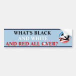 What's Black & White Bumper Stickers