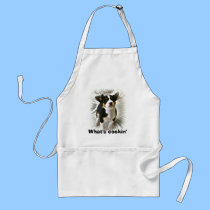 What's cookin' basenji apron