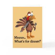 What's for Dinner? Thanksgiving card