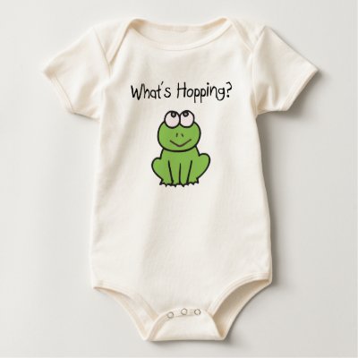 What's Hopping?  Frog T-shirt by teewitbaby