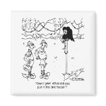 What's in The Bird Feeder? Fridge Magnets
