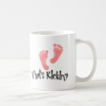 What's Kickin'? Baby Announcement Mug