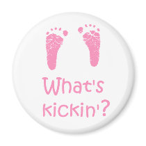 What's Kickin? magnet