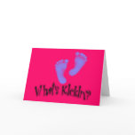 What's Kickin'? Maternity Cards cards