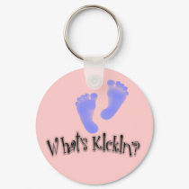 What's Kickin'? Maternity Design Keychain by lharlow What's Kickin'? Maternity Design Keychain