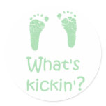 What's Kickin? stickers