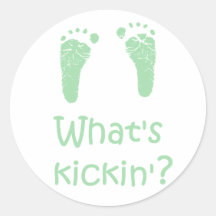What's Kickin? stickers