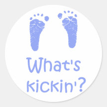 What's Kickin? stickers