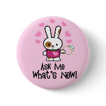 What's New? CUTE Engagement Bunny buttons