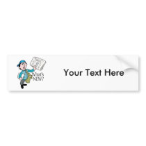 What's New? - Word Play Bumper Sticker