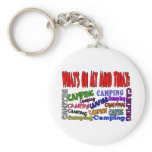 What's on my mind today......CAMPING Key Chain
