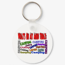 What's on my mind today......CAMPING keychains by Theholidayshoppe What's on my mind today......CAMPING keychains