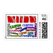What's on my mind today......CAMPING postage by Theholidayshoppe What's on my mind today......CAMPING postage