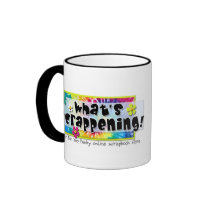 What's Scrappening ringer mug by melpate What's Scrappening ringer mug