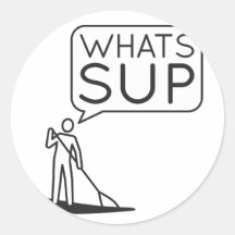 Whats SUP Sticker