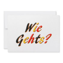 What's Up card Personalized Invite