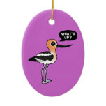 What's Up? Oval Ornament