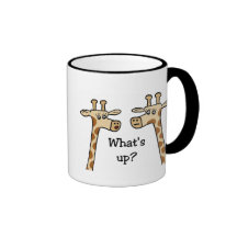 What's up? Giraffe mug