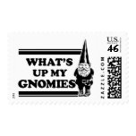 What's Up My Gnomies postage