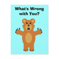 What's Wrong with You? Postcard