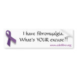 What's YOUR excuse bumper sticker