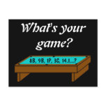 What's your game? Postcard