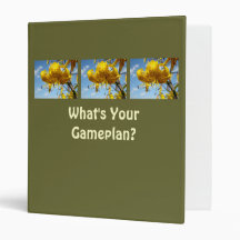 What's Your Gameplan? binder Game Plan School