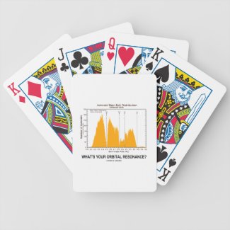 What's Your Orbital Resonance? (Astronomy Humor) Poker Cards