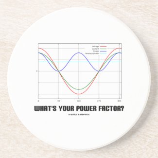 What's Your Power Factor? (Physics) Coaster