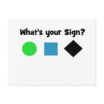 What's Your Sign? Post Card