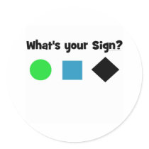 What's Your Sign? stickers