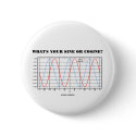 What's Your Sine Or Cosine? (Math Geometry Humor) buttons