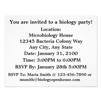 What's Your Subculture? (Bacterium Prokaryote) Personalized Invitation