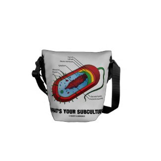 What's Your Subculture? (Prokaryote Bacterium) Messenger Bag