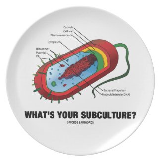 What's Your Subculture? (Prokaryote Bacterium) Party Plate