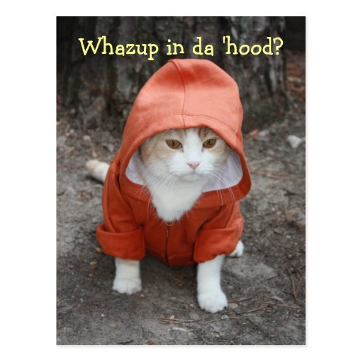 Whazup in da 'hood? post cards