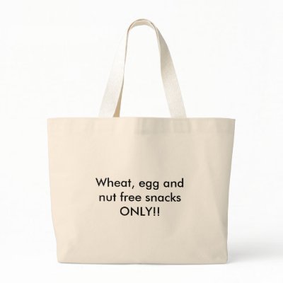 Wheat, egg and nut free snack bag by fierce_mink_2000