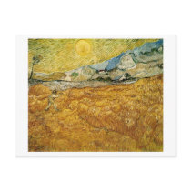 Wheat Field, Hospital, Reaper, Vincent van Gogh postcards